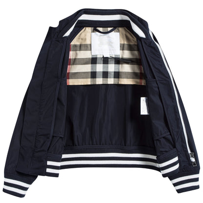 Boys  Navy  Blue   Polyester   Jackets