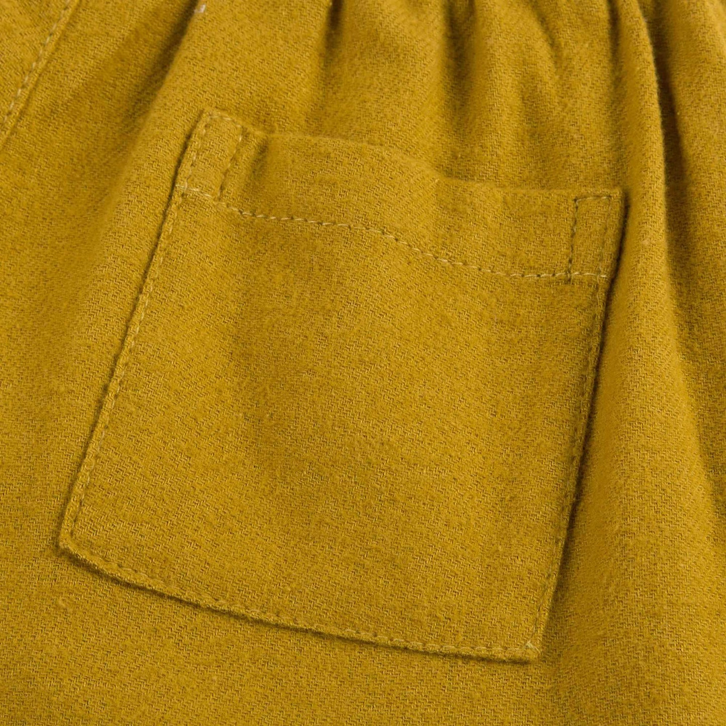 Baby Yellow Cotton Trousers