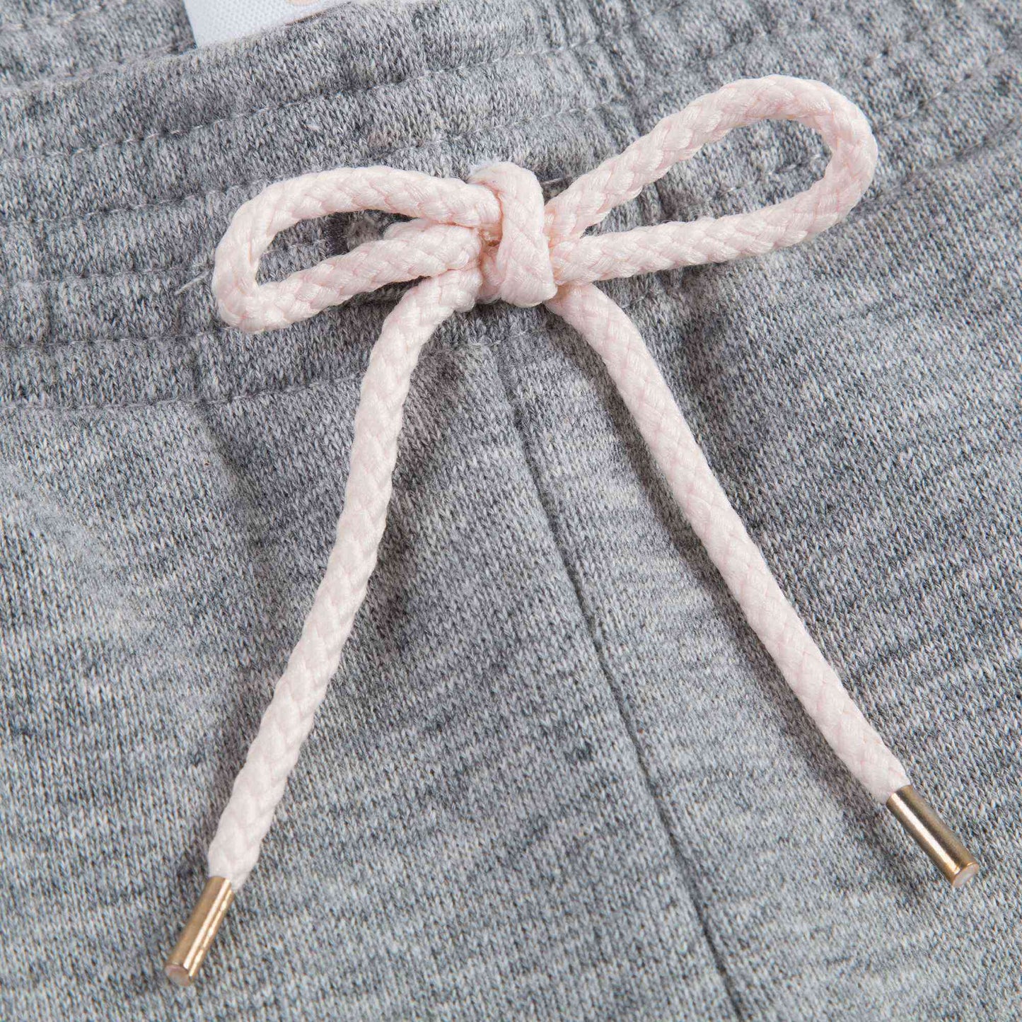 Girls Grey Cotton Tracksuit Trousers