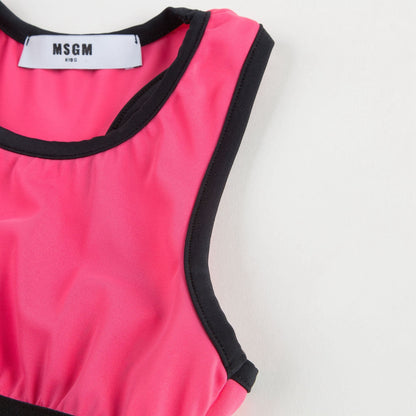 Girls Pink Tracksuit Vest