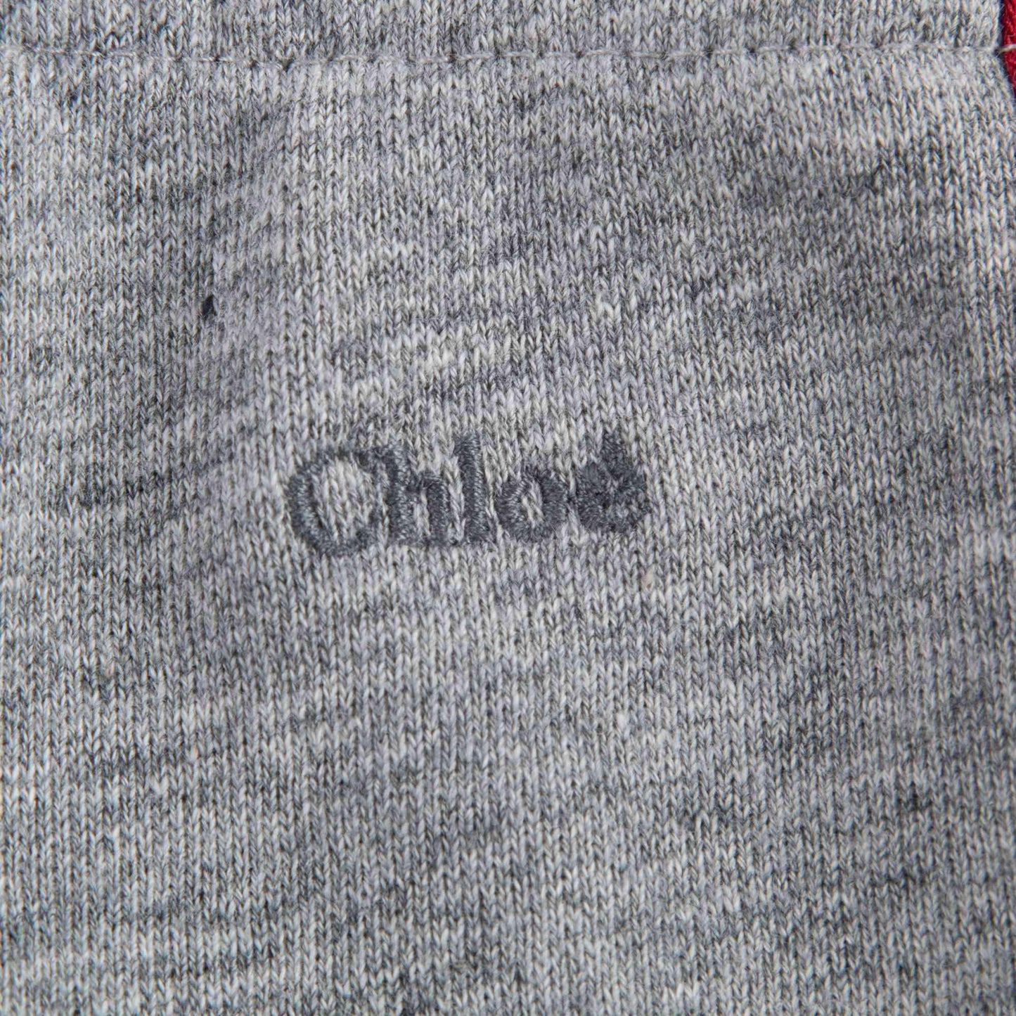 Girls Grey Cotton Tracksuit Trousers