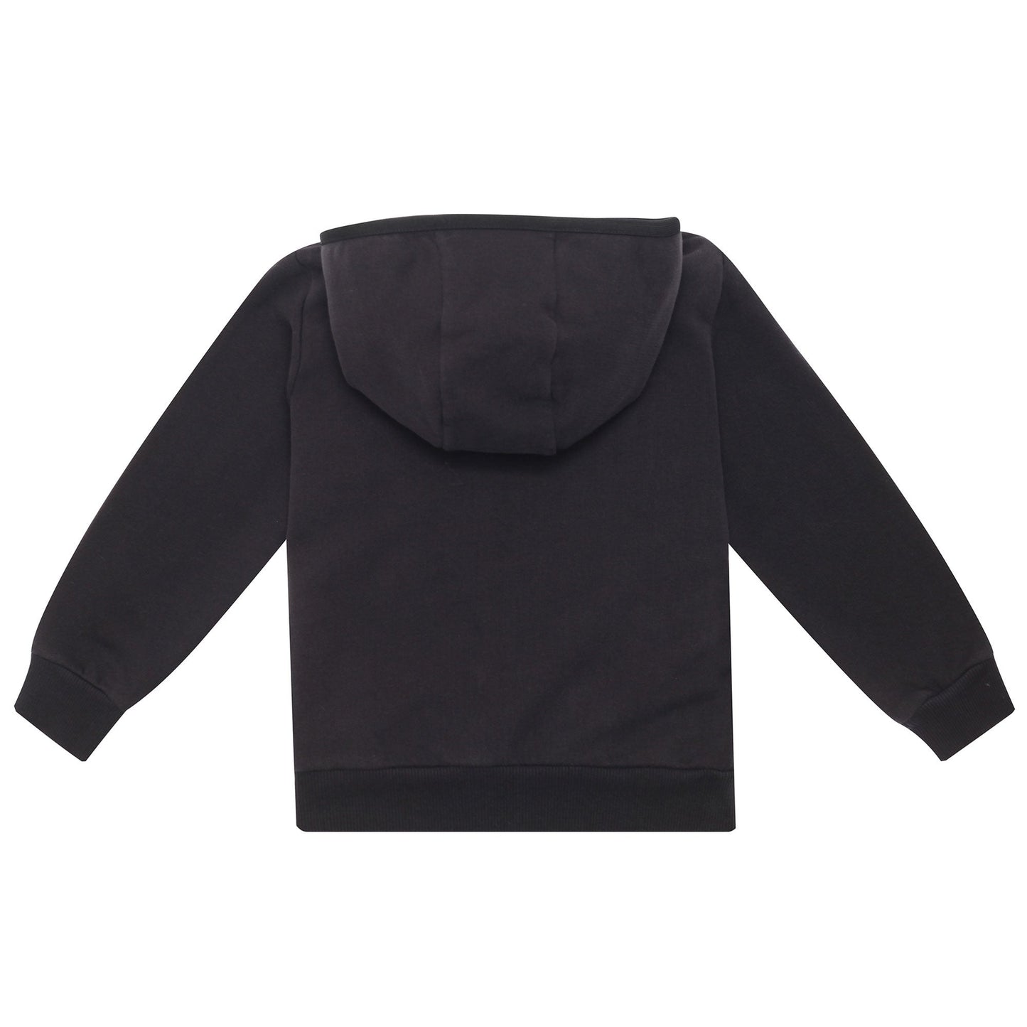 Boys Navy Blue Hooded Cotton Jersey Tracksuit