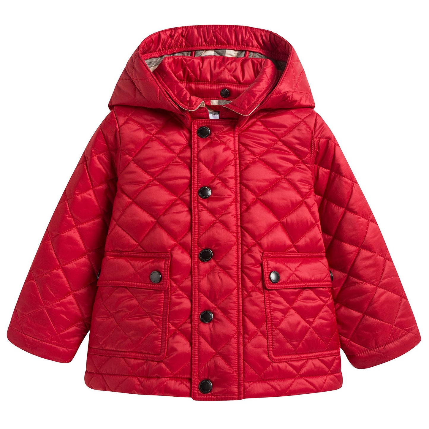 Baby Red Quilted Jacket