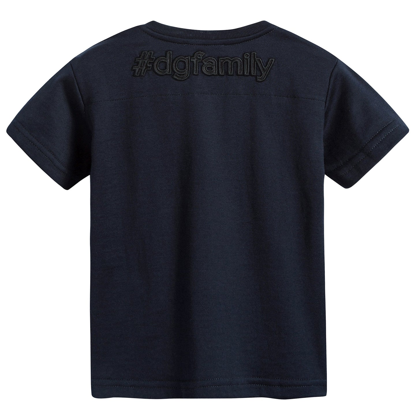Baby Boys Navy Blue Cotton T-shirt