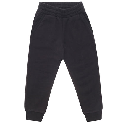 Boys Navy Blue Hooded Cotton Jersey Tracksuit