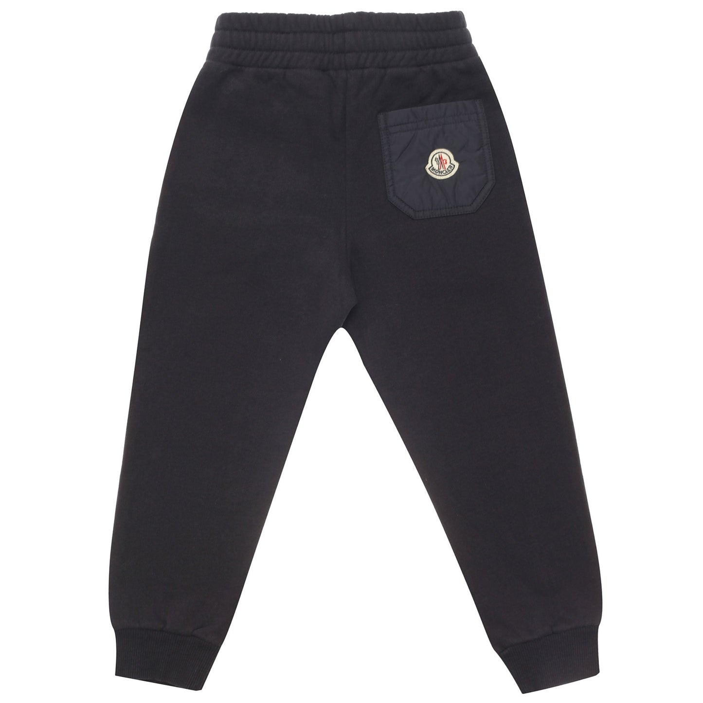 Boys Navy Blue Hooded Cotton Jersey Tracksuit