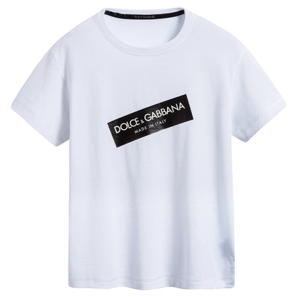 Girls & Boys With Logo T-Shirt