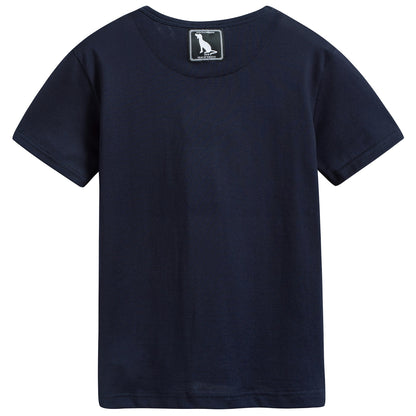 Baby Boys Blue Dog Cotton T-shirt