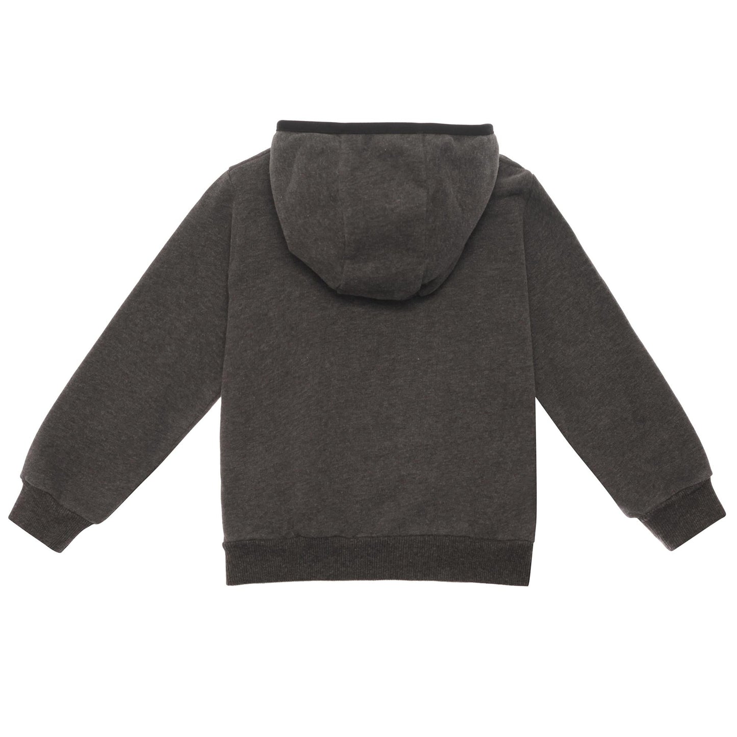 Boys Grey Hooded Cotton Jersey Tracksuit