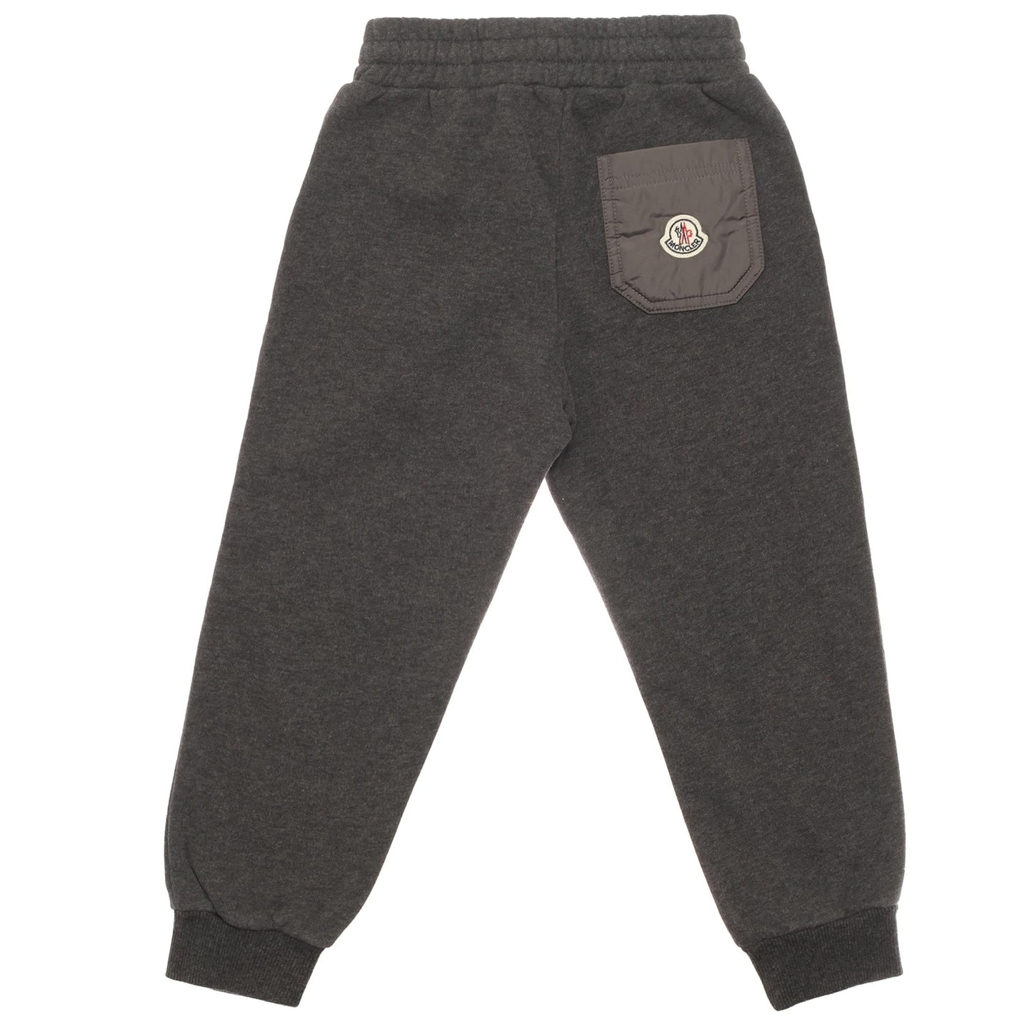 Boys Grey Hooded Cotton Jersey Tracksuit