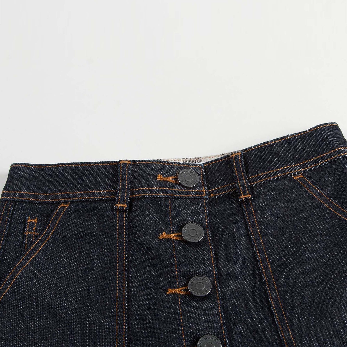 Girls Dark Blue Jean Skirt