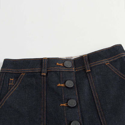 Girls Dark Blue Jean Skirt