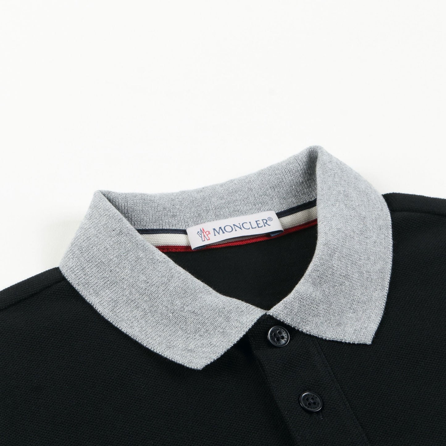 Boys Black "Maglia" Polo Shirt