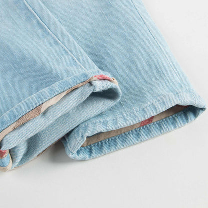 Boys Blue Denim Relaxed Slim Fit Jeans