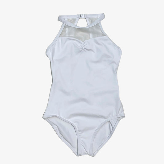 女童白色"Allison"芭蕾舞连体衣(LUB899/WHITE)