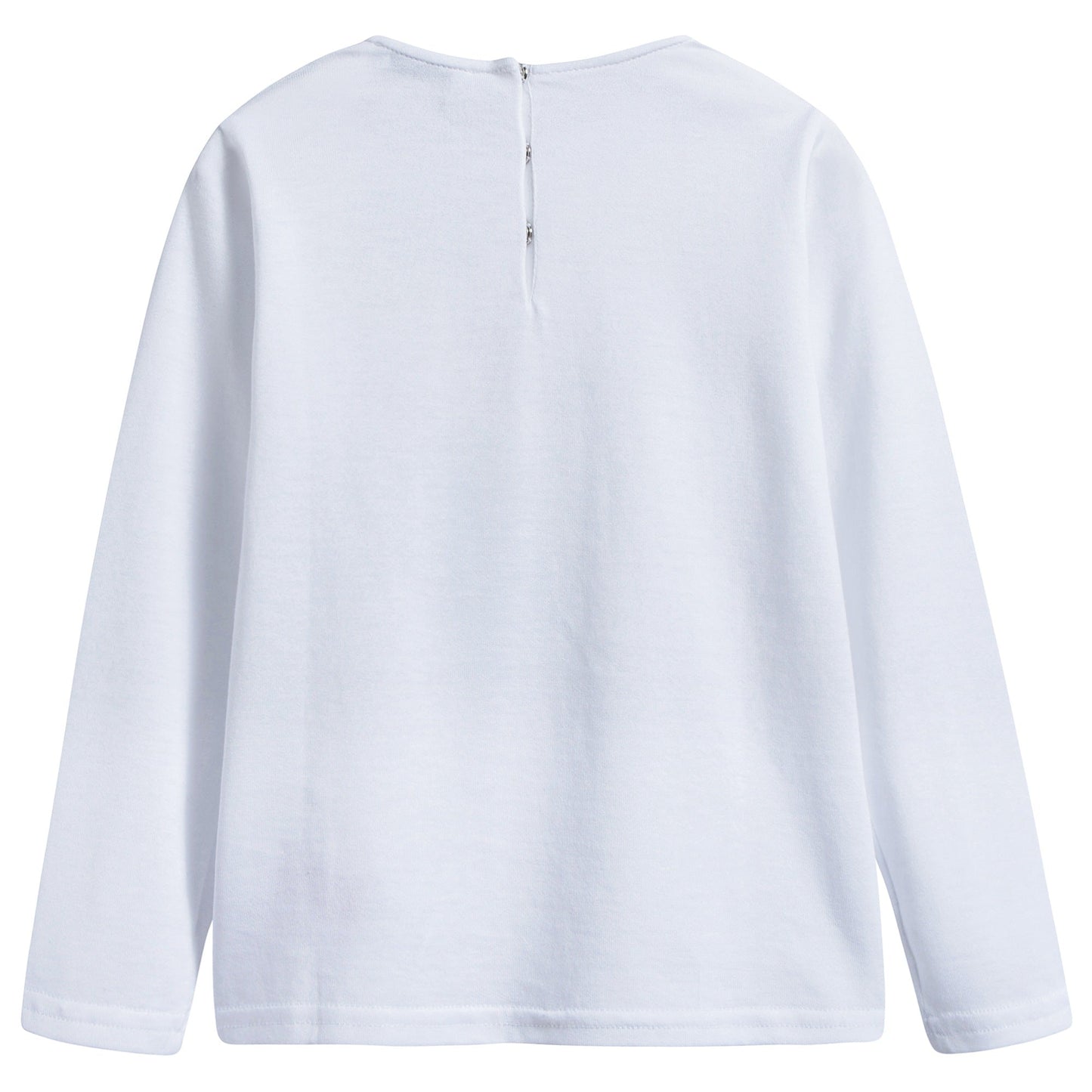 Baby  Girls  White  Rose T-shirt