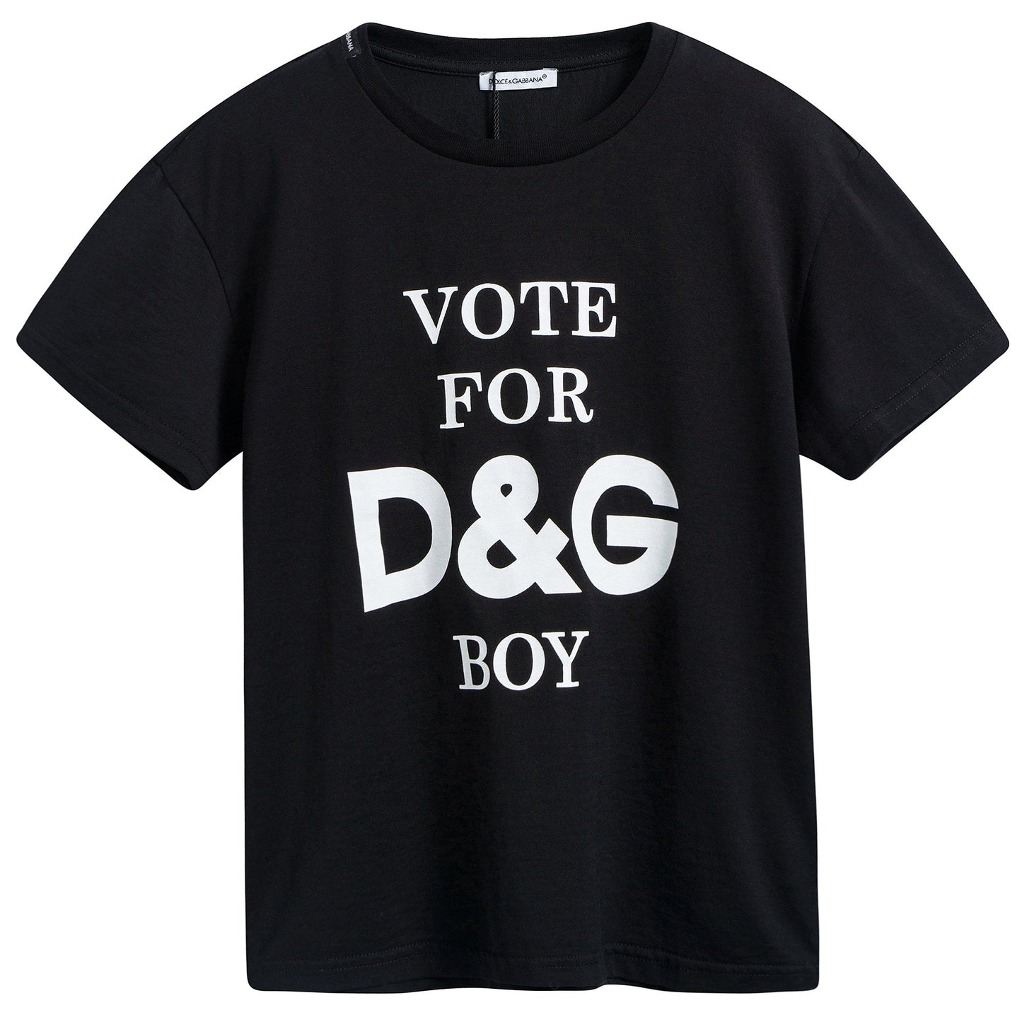 Girls & Boys Black Logo T-shirt