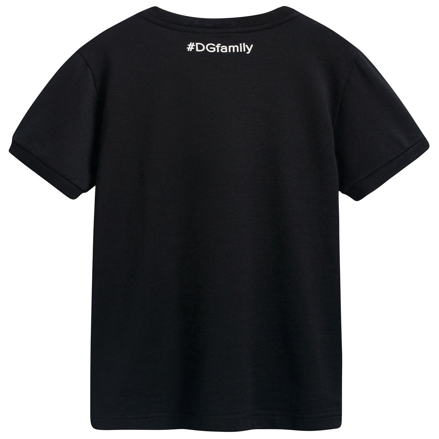 Girls & Boys Black "DG" T-shirt