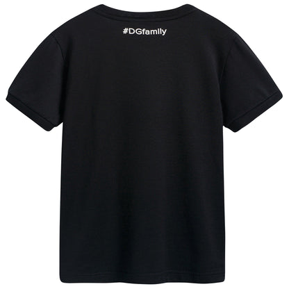 Girls & Boys Black "DG" T-shirt
