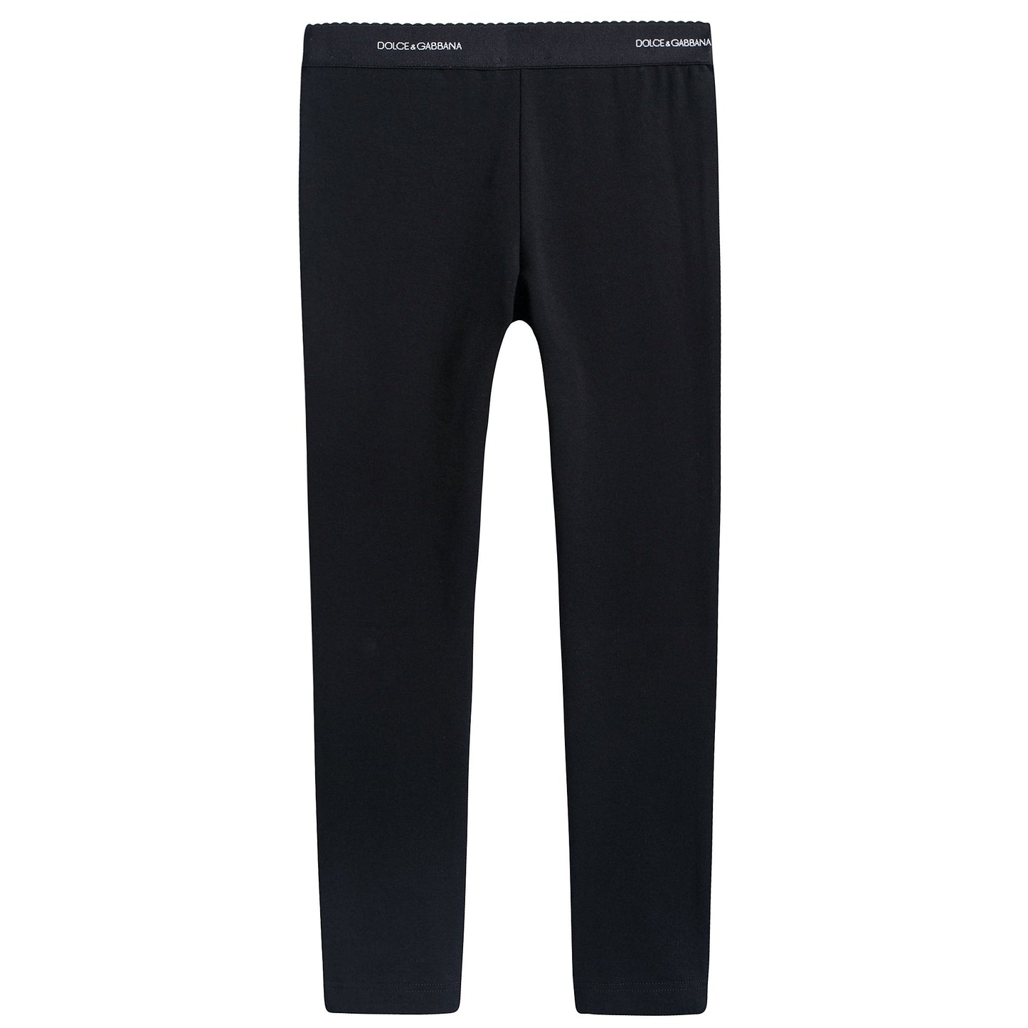 Girls Black Cotton Trousers