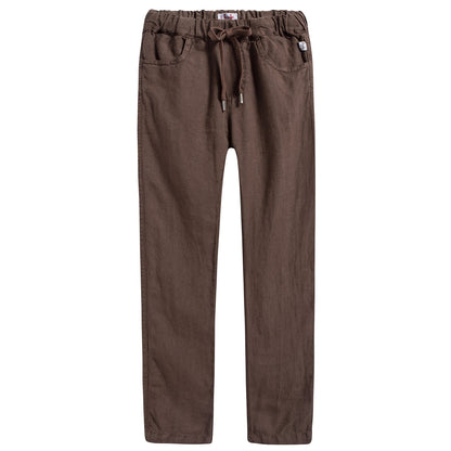 Boys Coffee Lien Trousers