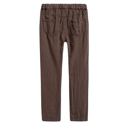 Boys Coffee Lien Trousers