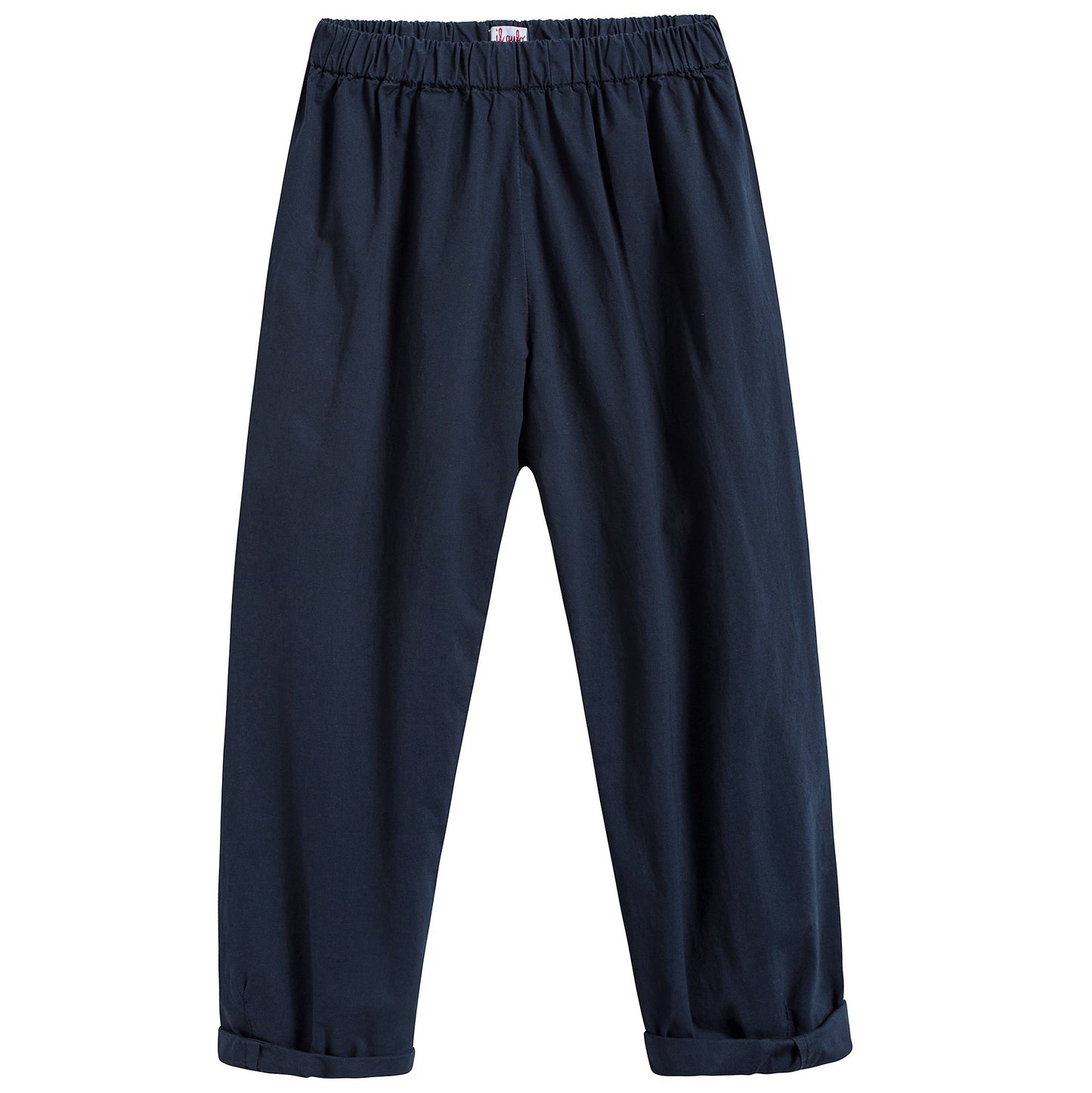 Girls Dark  Blue Cotton Trousers