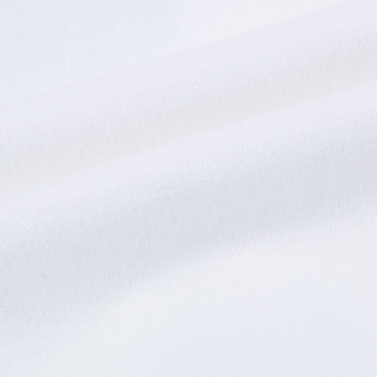 Girls White Love Cotton Zip-up Top