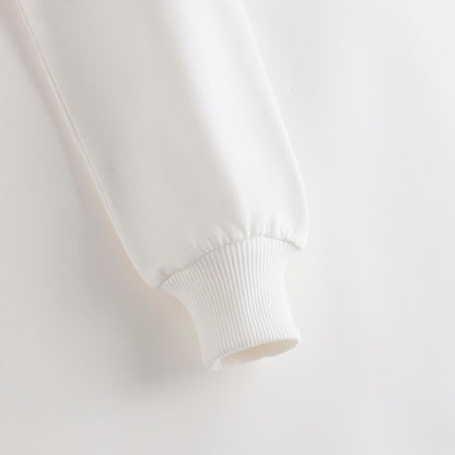 女童白色印花棉连衣裙