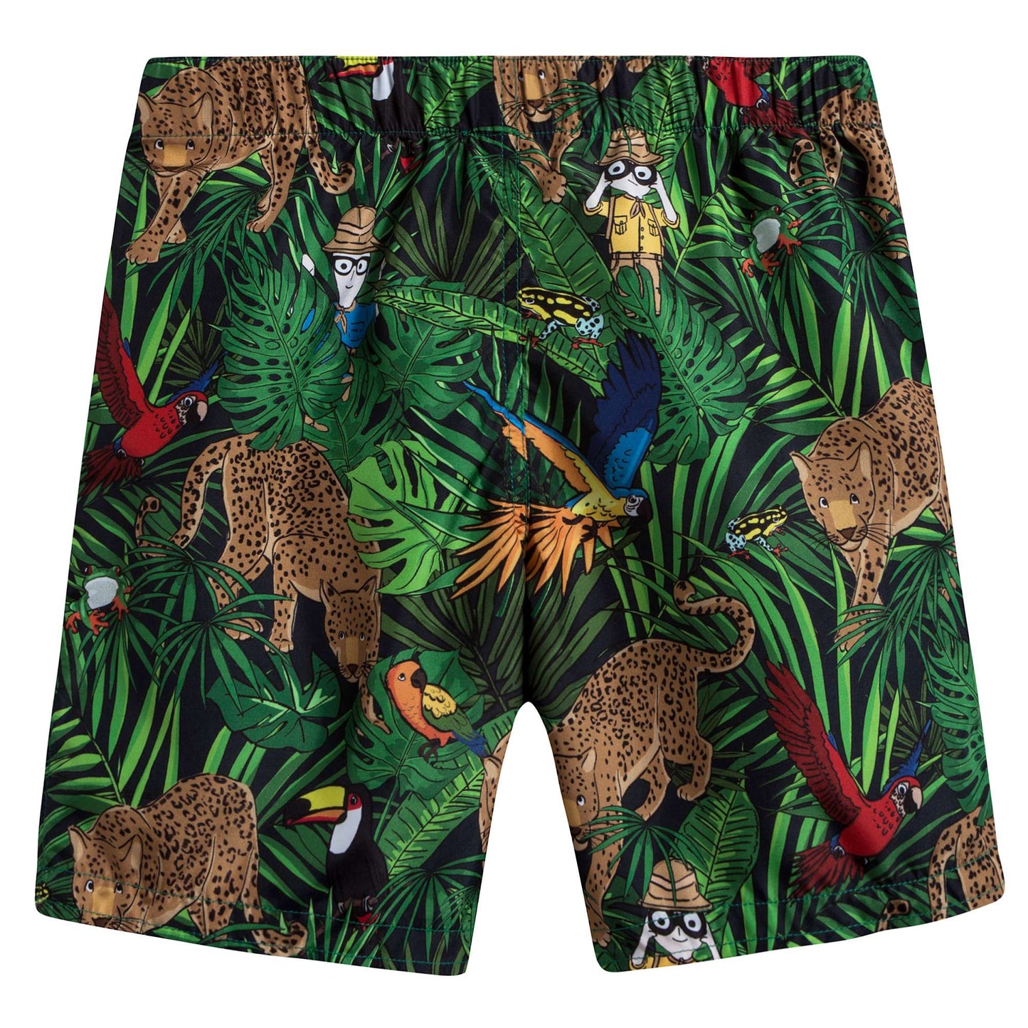 Baby Boys Green Safari Print Baby Shortie