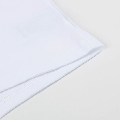 Boys White Cotton T-shirt