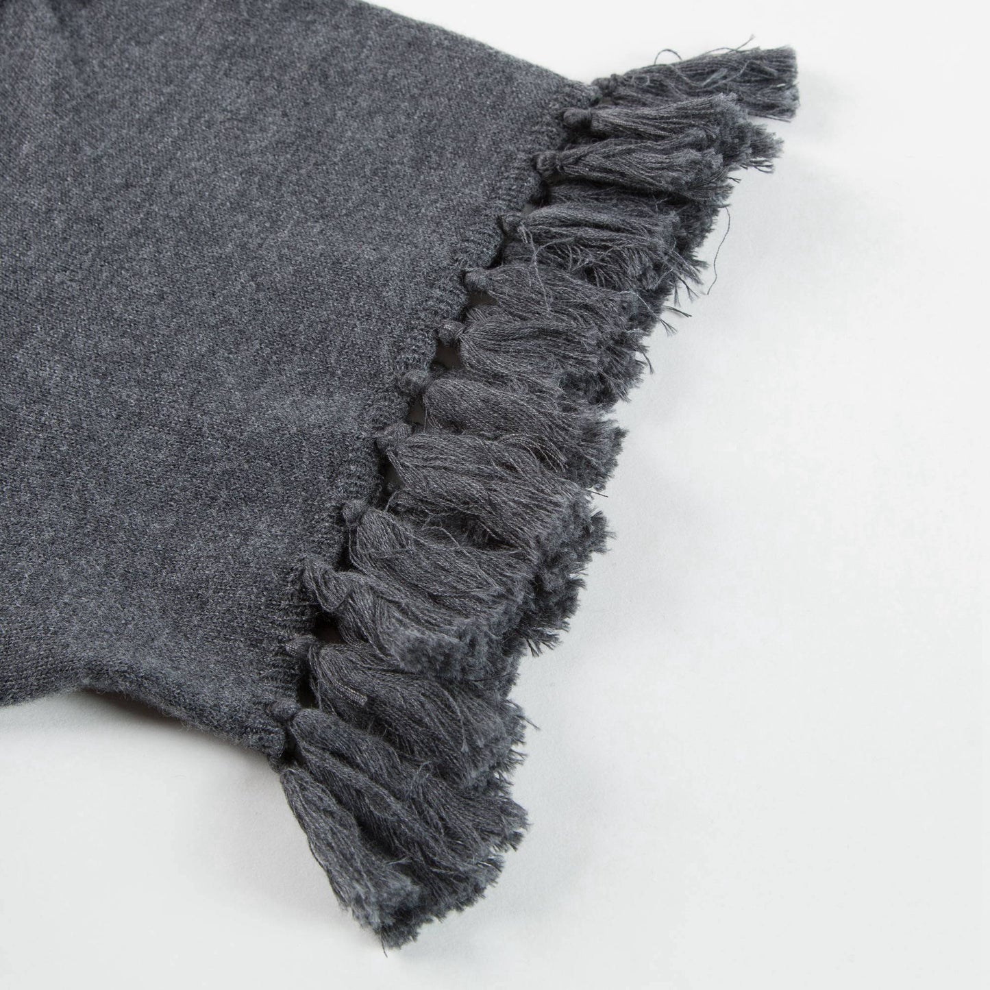 Girls Grey Knitted Dress