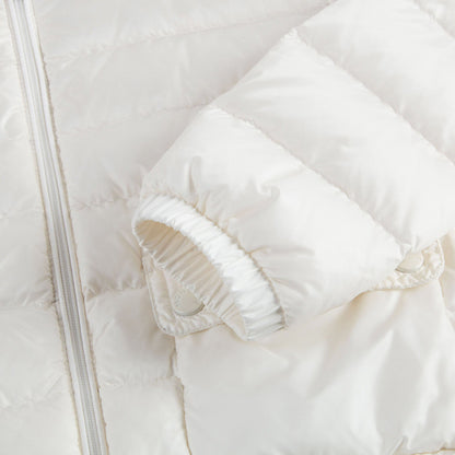 Girls White "Lans"Down Padded Jacket