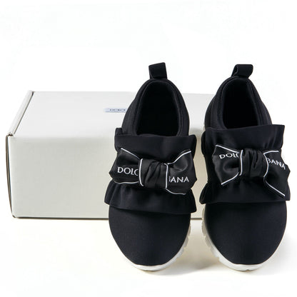 Girls Black Nylon Shoes