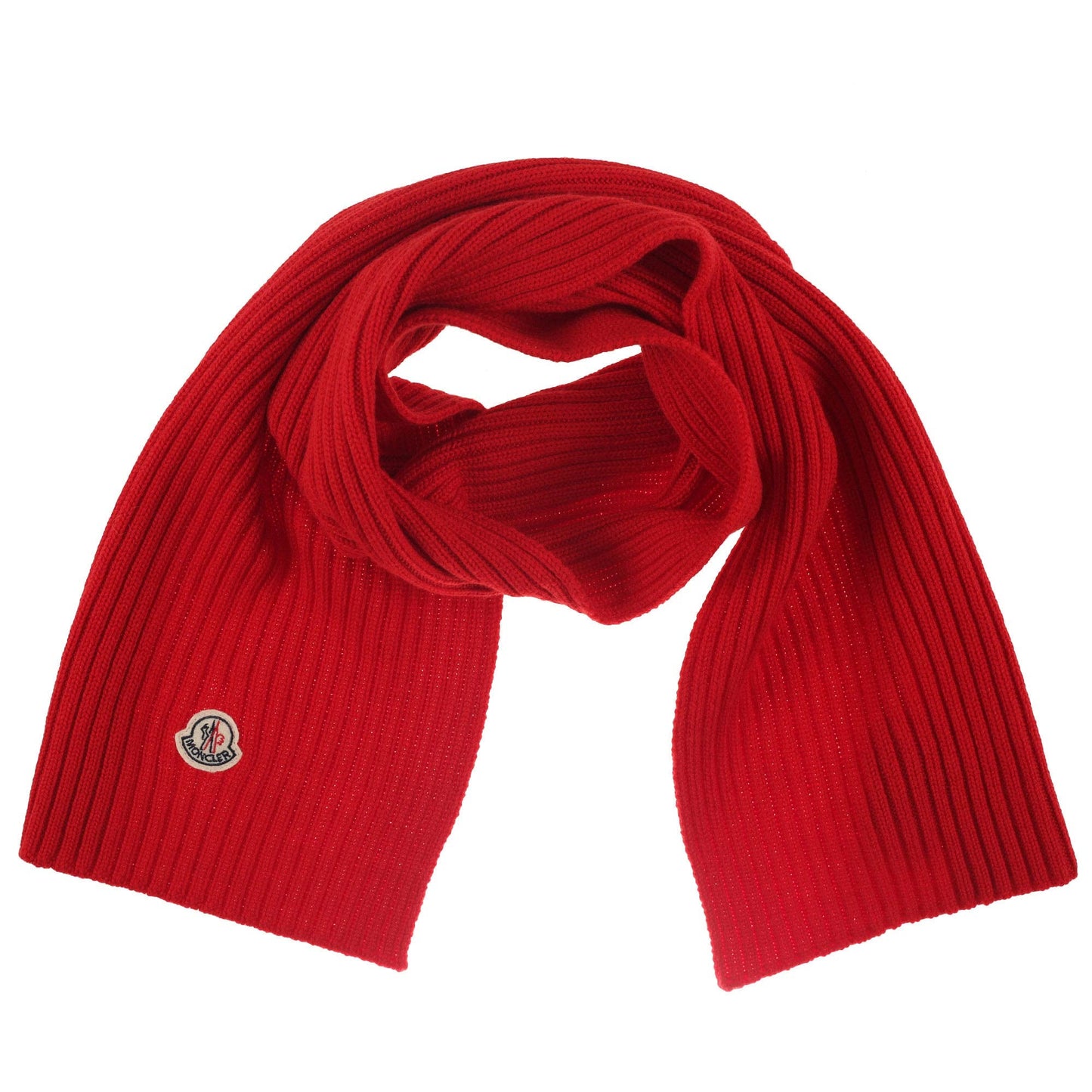 Boys & Girls Red Plush Trims Knitted Hat & Scarf Sets