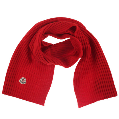 Boys & Girls Red Plush Trims Knitted Hat & Scarf Sets