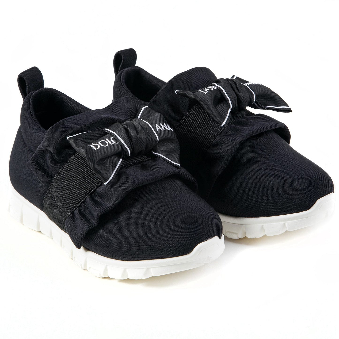 Girls Black Nylon Shoes