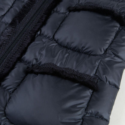 Girls Dark Blue "Antheia"Down Padded Jacket