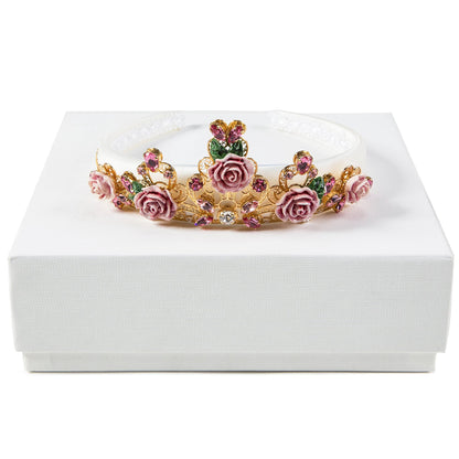 Girls Rose Gold Crown Headband