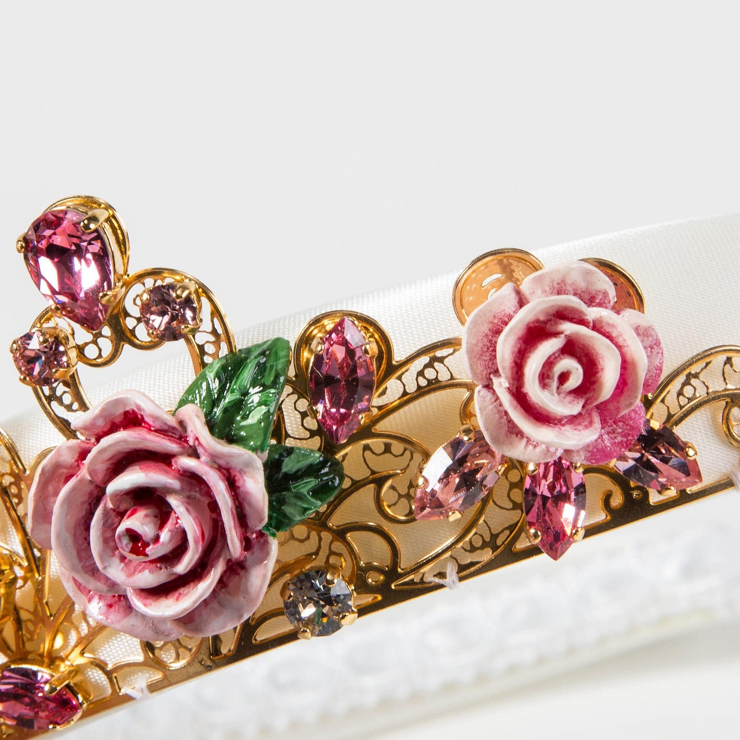 Girls Rose Gold Crown Headband