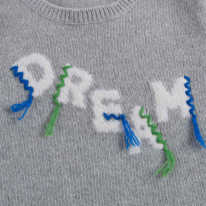 Girls Grey Wool Sweater