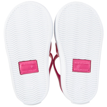Girls Rose Pink Whit Fish Sandals