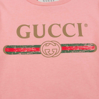 Girls Pink Logo T-shirt