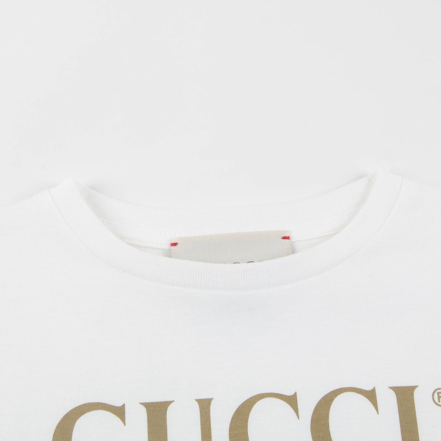 Girls White Logo Cotton T-shirt