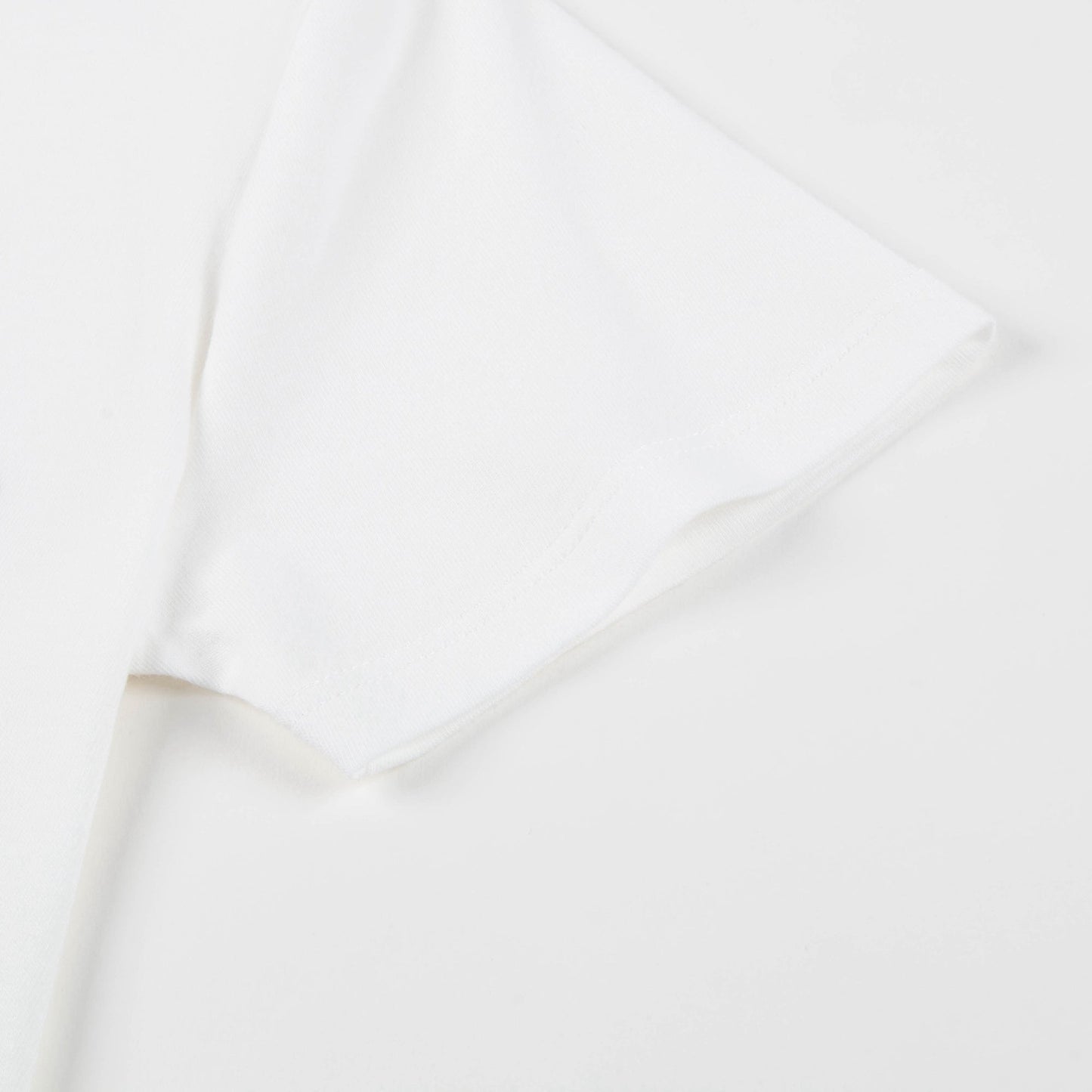 Girls White Logo Cotton T-shirt