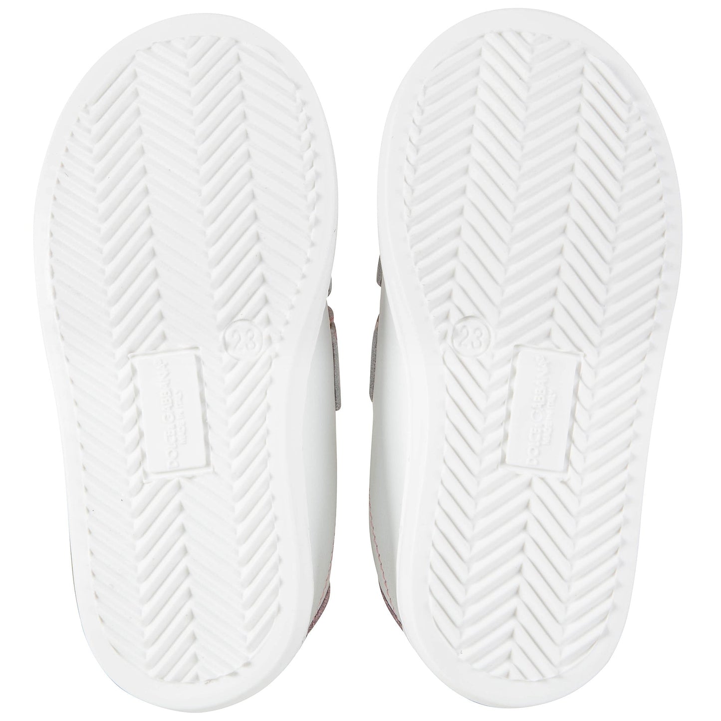 Baby  Girls  White  Pink  Logo  Shoes
