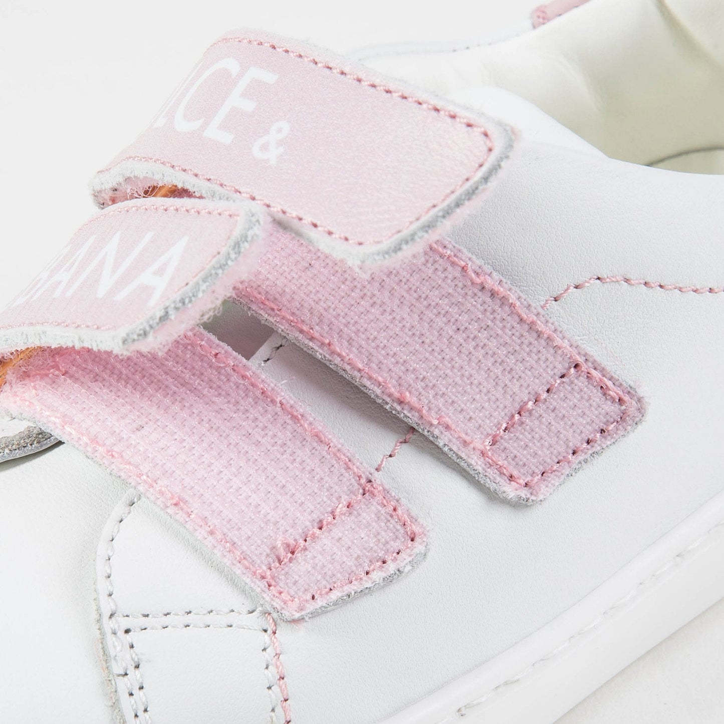 Baby  Girls  White  Pink  Logo  Shoes