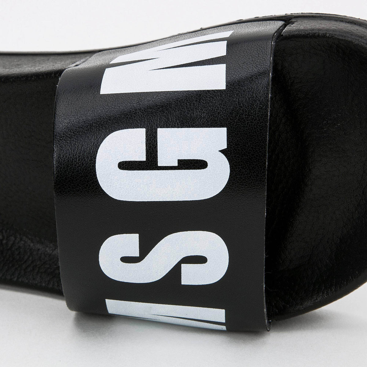 Boys & Girls Black Logo Slippers