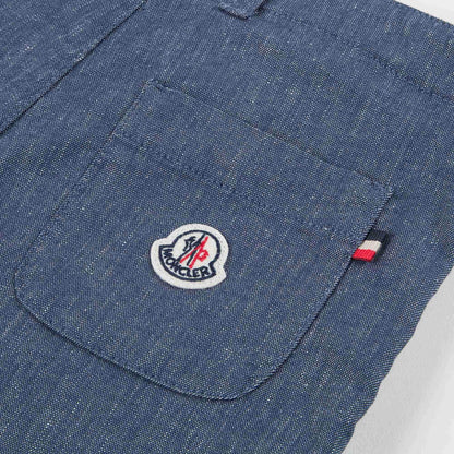 Girls Blue Denim Shorts