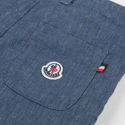 Girls Blue Denim Shorts